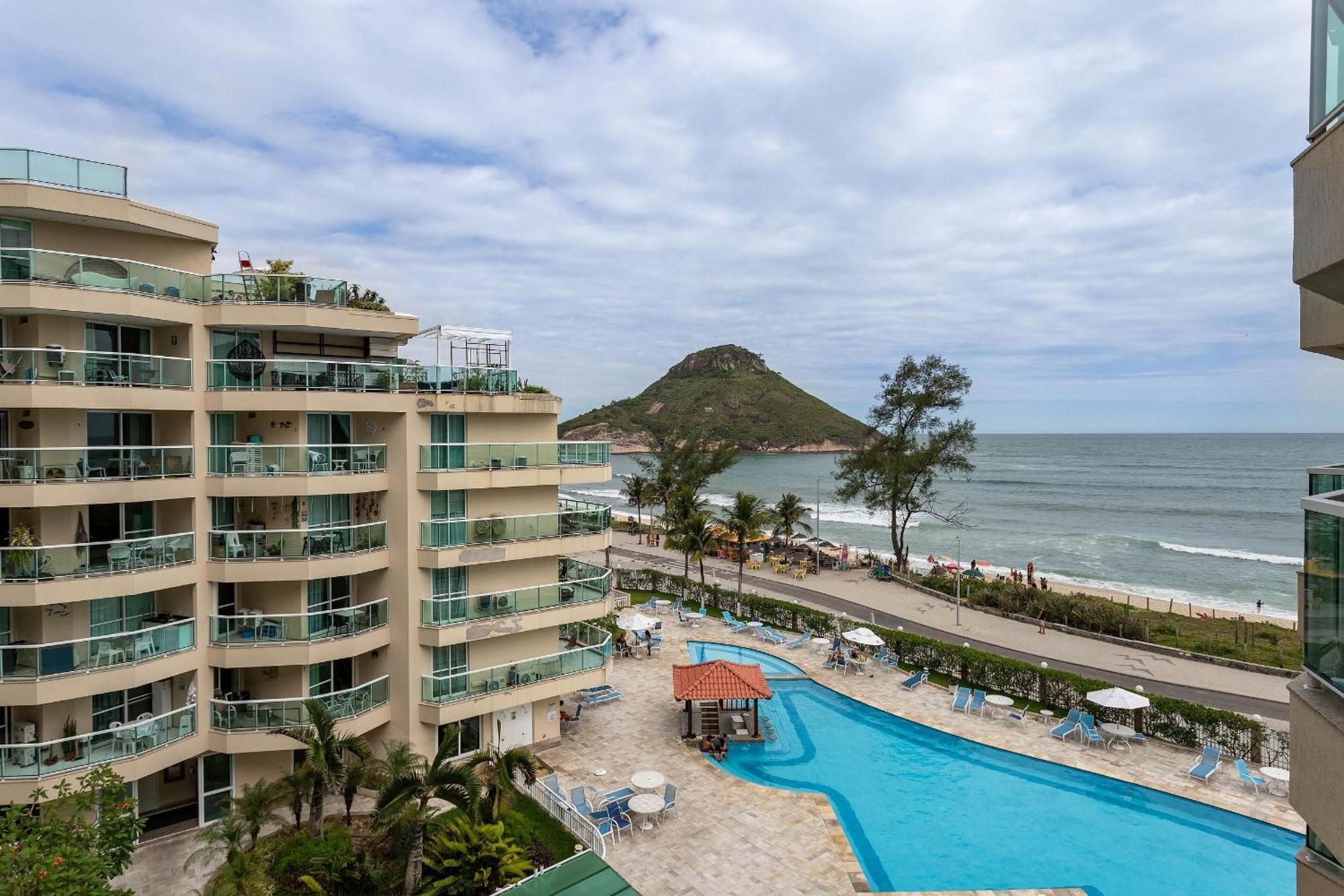 Apart Hotel A Beira Mar Na Praia Do Recreio Rio de Janeiro Exteriör bild