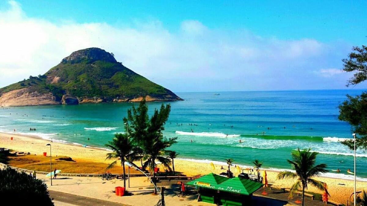 Apart Hotel A Beira Mar Na Praia Do Recreio Rio de Janeiro Exteriör bild